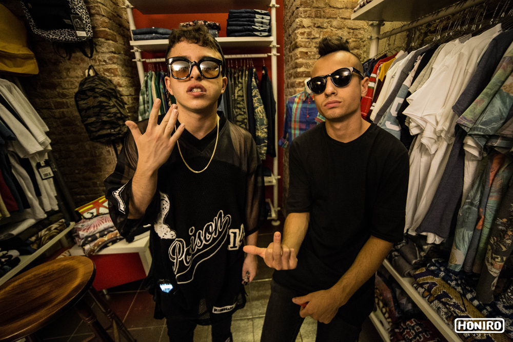 Ritratto in-store di Lowlow e Mostro